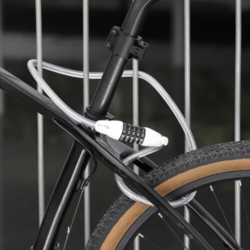 Practical Bicycles Cable Lock Combination Lock Bike Lock-Black 1