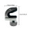 Badminton Racket Fixed Clamp Replacement Fixation Clip-silver 3