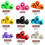 4pcs Scooters Bearings Roller Wheel Smooth Quiet Cycling-Orange 2