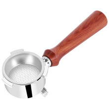 51MM Kaffee Bodenloser SiebträGer Espresso Maschine Griff Korb Kaffee Werkzeuge für  EC680/EC685, A