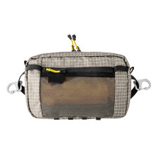 Man Phone Storage Bag Fashion Waist Bag-Gray Color Single bag