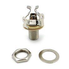 Noise Reducing Guitar Pickup Jacks Good Fidelities-Silver