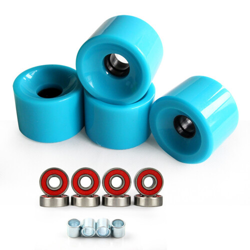 4er-Pack professionelle, verschleißfeste Rollerräder zur-Blau