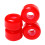4er-Pack Roller-Ersatzräder mit geringem Rollwiderstand-Rot 1