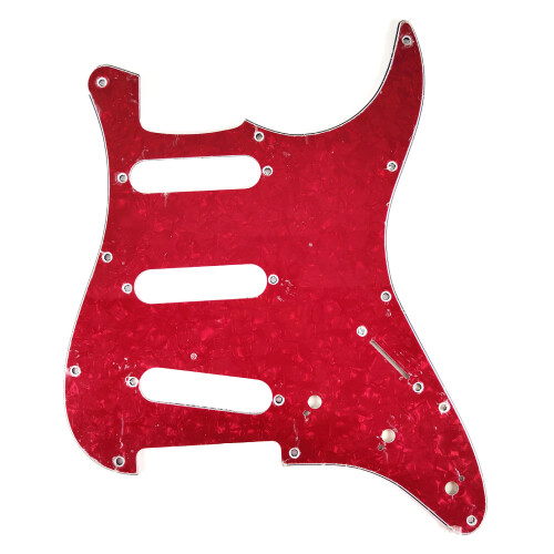 Professionele gitaar frontplaat Trillingsoptimalisatie-Rood