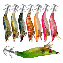 8Pcs Fishing Lures Glow Jig Hook Shrimp Lure Baits for Saltwater
