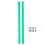 Heavy Type Skateboard Protection Strips with Easy 5-Green 1