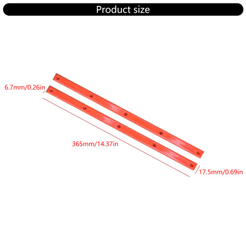 Skateboard Bumper Plastic Rail Guards Wear Resistant-Green 2