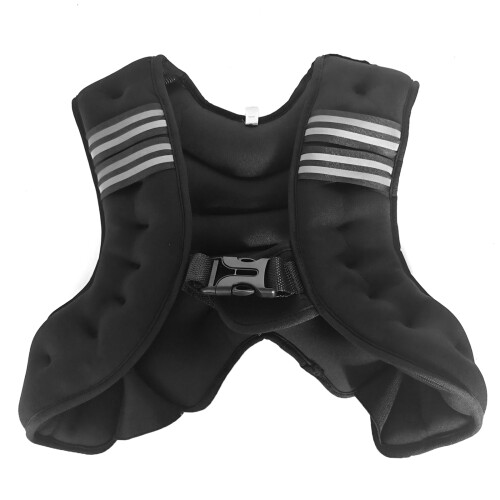 Durability Weight Vest Adjustable Exercise-Black 6 lbs 2.72KG