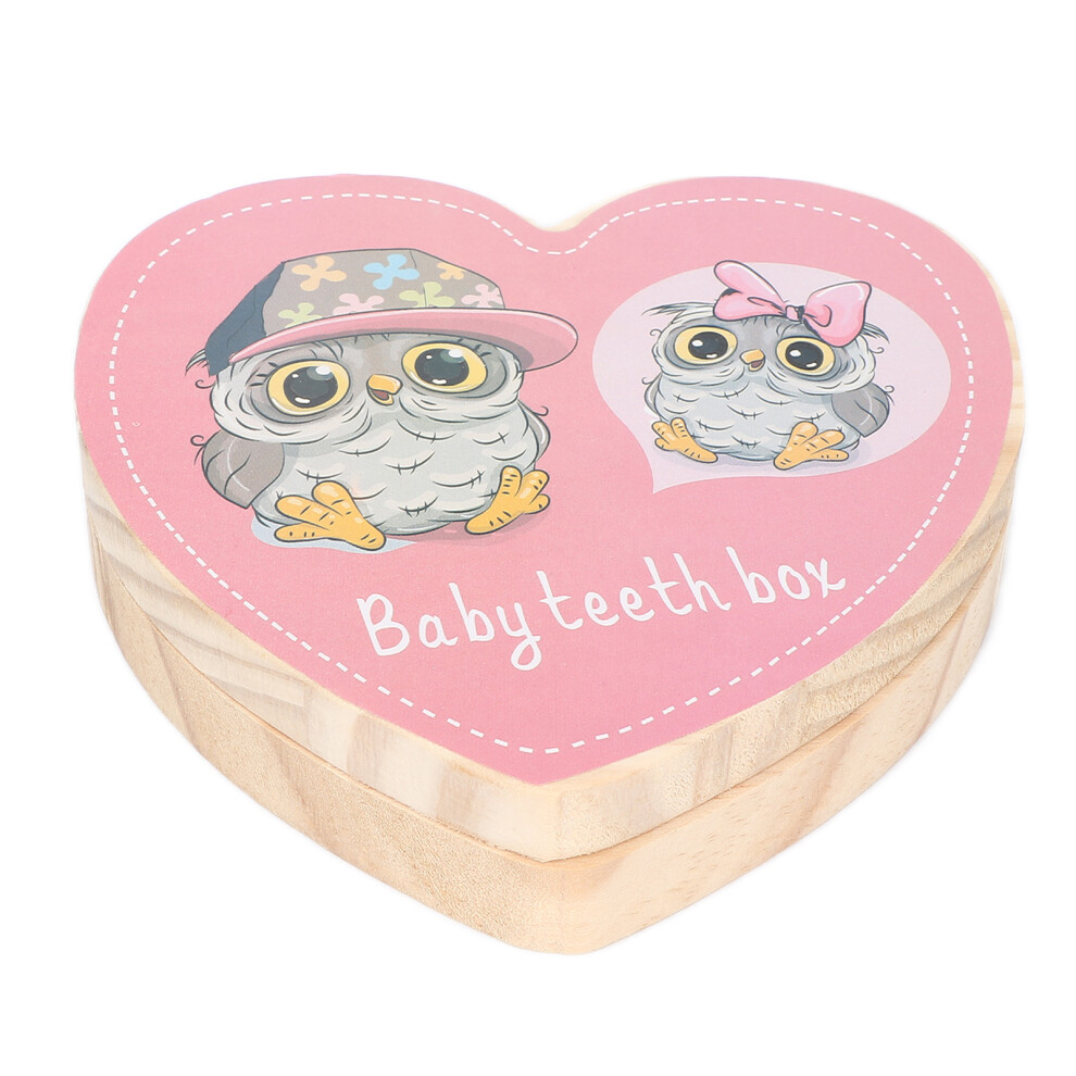 Cherished Keepsake Wooden Baby Teeth Storage Box Natural Wood Material Corrosion Resistant Durable Odorless Longterm Dental Storage With Individual