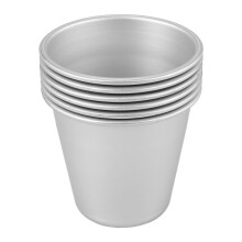 6 Stücke Aluminium Dariol Form Backform Dariole Pudding Dessert Creme Formen Runde Antihaft Eierkuchenform Backformen Tasse