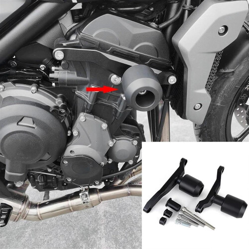 Motorcycle Frame Slider Crash Protector for Triumph Trident 660 with Falling Protection Cowling 1