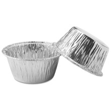 150 Pcs Aluminum Foil Cupcake Cups Ramekin Muffin Baking Cups, Disposable Muffin Liners, Ramekin Holders Cups, Aluminum Cupcake Baking Pan, Pudding