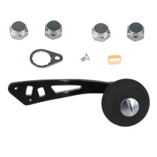 Fishing Reel Handle Alloy Power Knob Grip Assembly For Baitcasting Reels Replacement Lightweight Reel Arm Package B