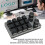 Mini 12-Key Mechanical Keyboard with 2 Knobs RGB Blue Switch for PC 3