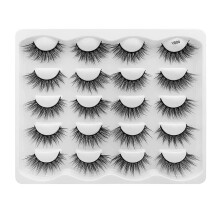 Handmade Reusable Eyelashes Natural Look Makeup Thick Dramatic False Lashes High Quality Volume Lashes 3D Design for Women