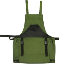 Garden Picking Apron With Pockets, Canvas, Waterproof CrossBack, Harvest Apron For Orchard And Farm, Green