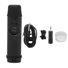Humming Melodies on the Go, Wide Application Kazoo for Easy Learning, Compact and Rust-proof, Black Aluminum Alloy Companion for Musical Adventures,