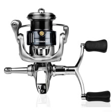 Fishing Reel 7+1 Stainless Steel Bearings 5.2 To 1 Gear Ratio 242g Balance Bar Compatible 1500S 2500S