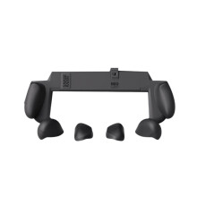 For Switch2 Case Plastic Grip Protective Shell Cover for Switch2 Grip Case Dust-Proof Cover,Black