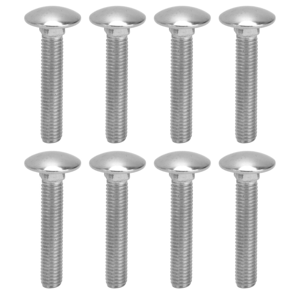 30Pcs M8x1.25 A2 Stainless Steel Carriage Bolts Din603 45Mm 8701376995519