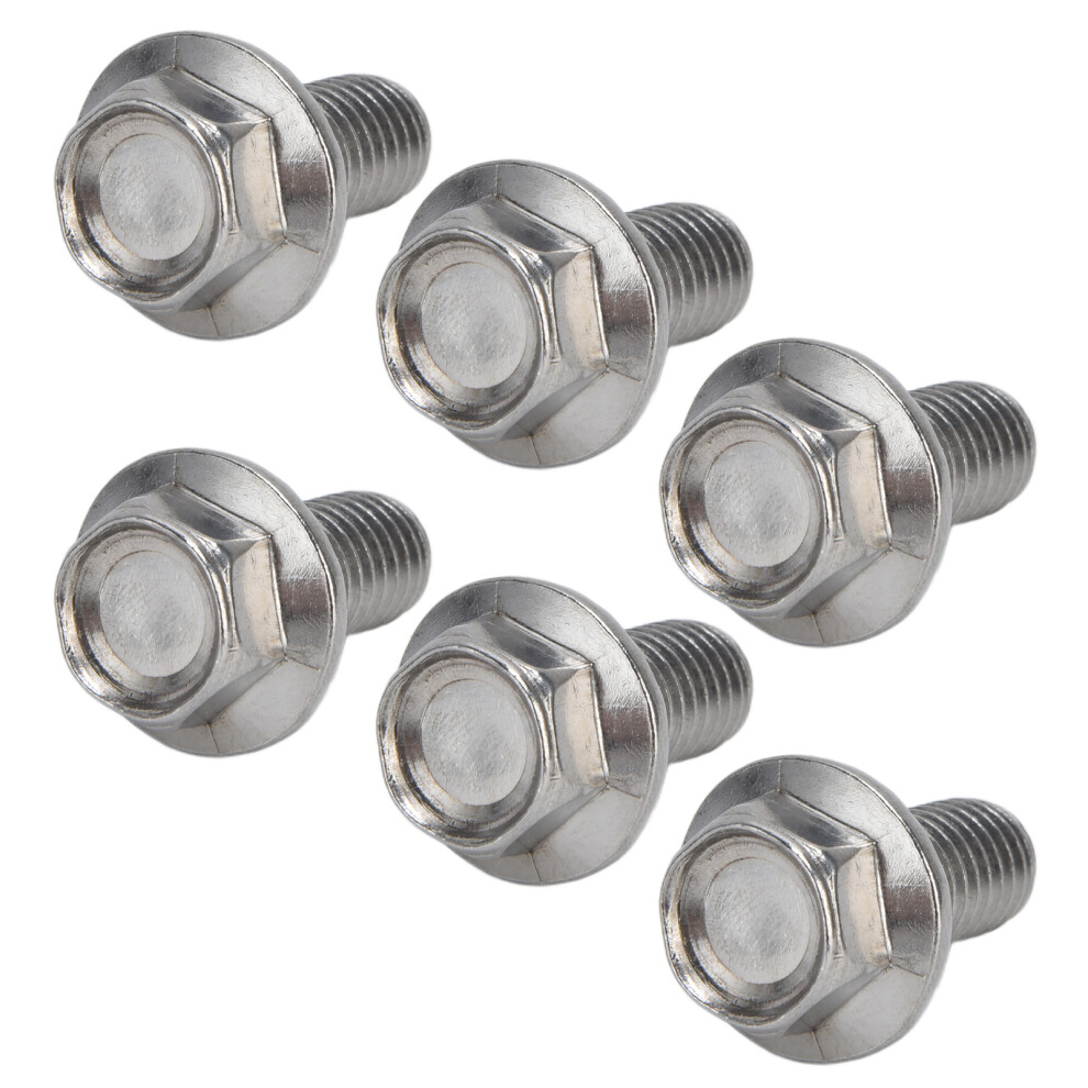 20Pcs M10x1.5 A2â70 Stainless Steel Flanged Hex Bolts For Diy & Industrial 8471376996037