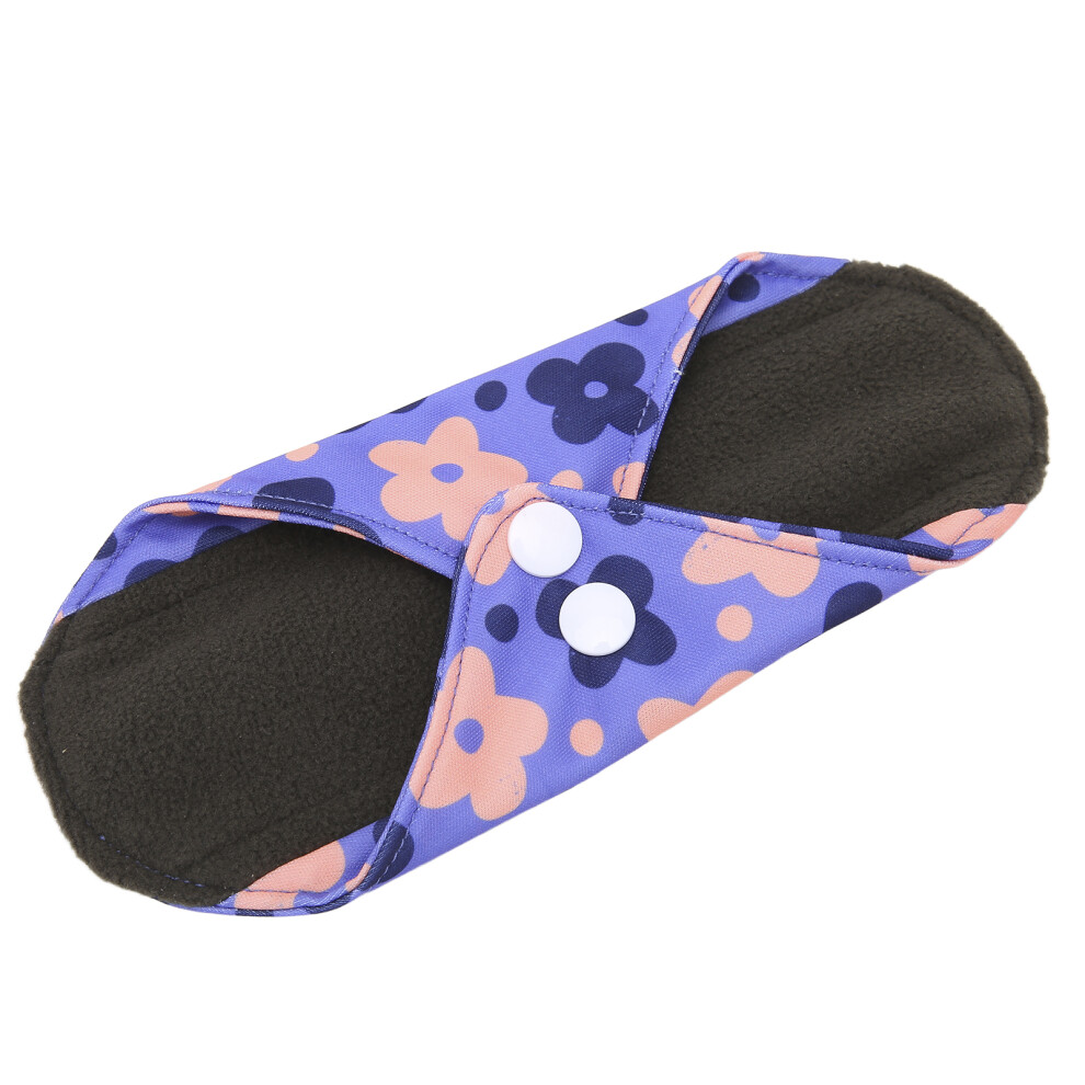 Reusable Menstrual Pads SG29, Washable Bamboo Charcoal, Leakproof, 18x18cm