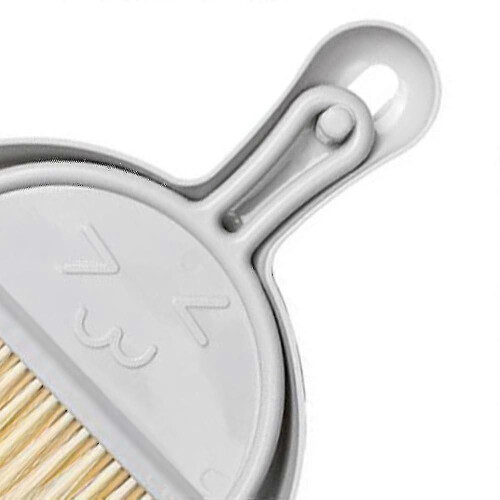 (Nordic Grey) 3pcs Mini Dustpan And Brush Set For Office Home Table Desktop Cleaning 2