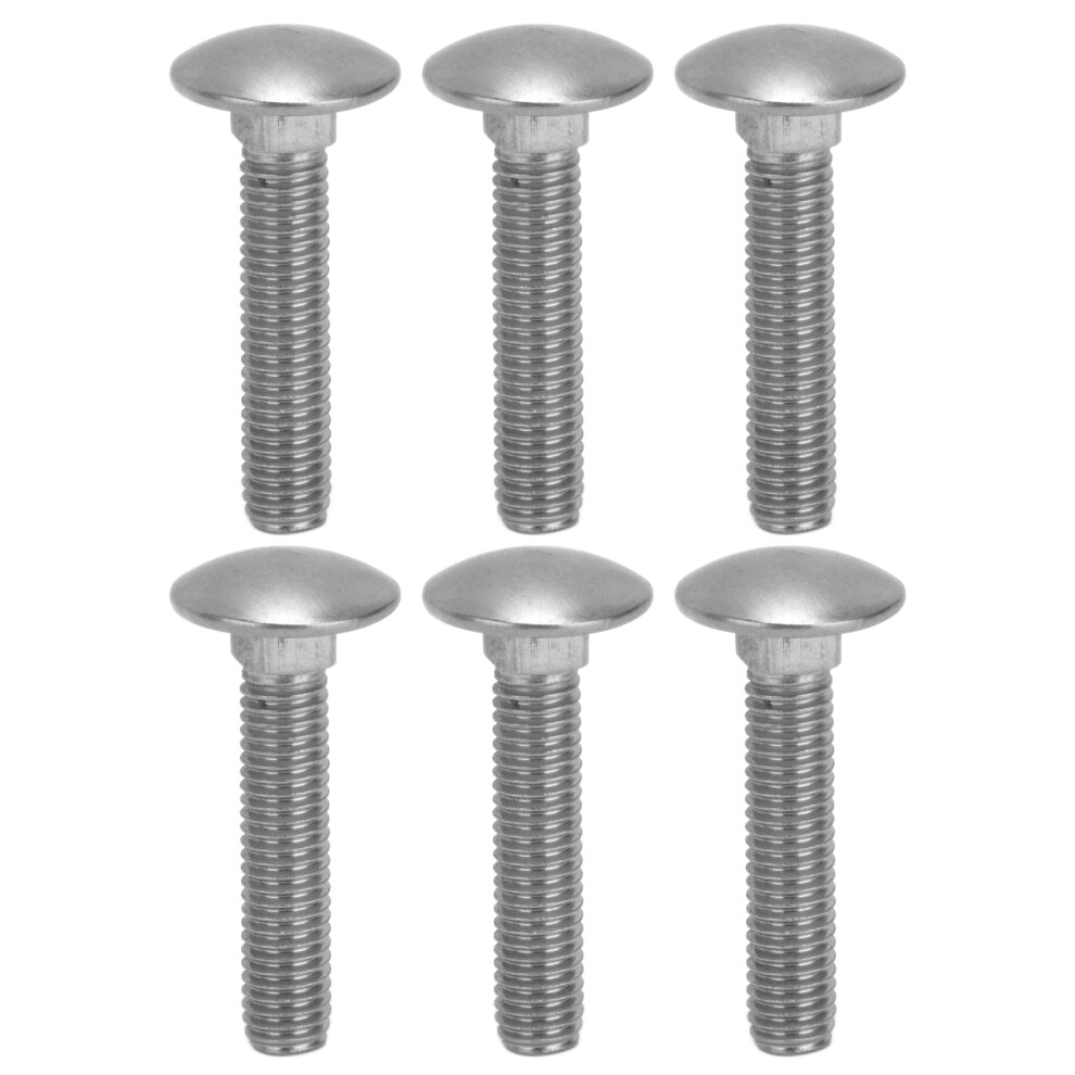 30Pcs M8x1.25 A2 Stainless Steel Carriage Bolts Din603 40Mm 7661376996682