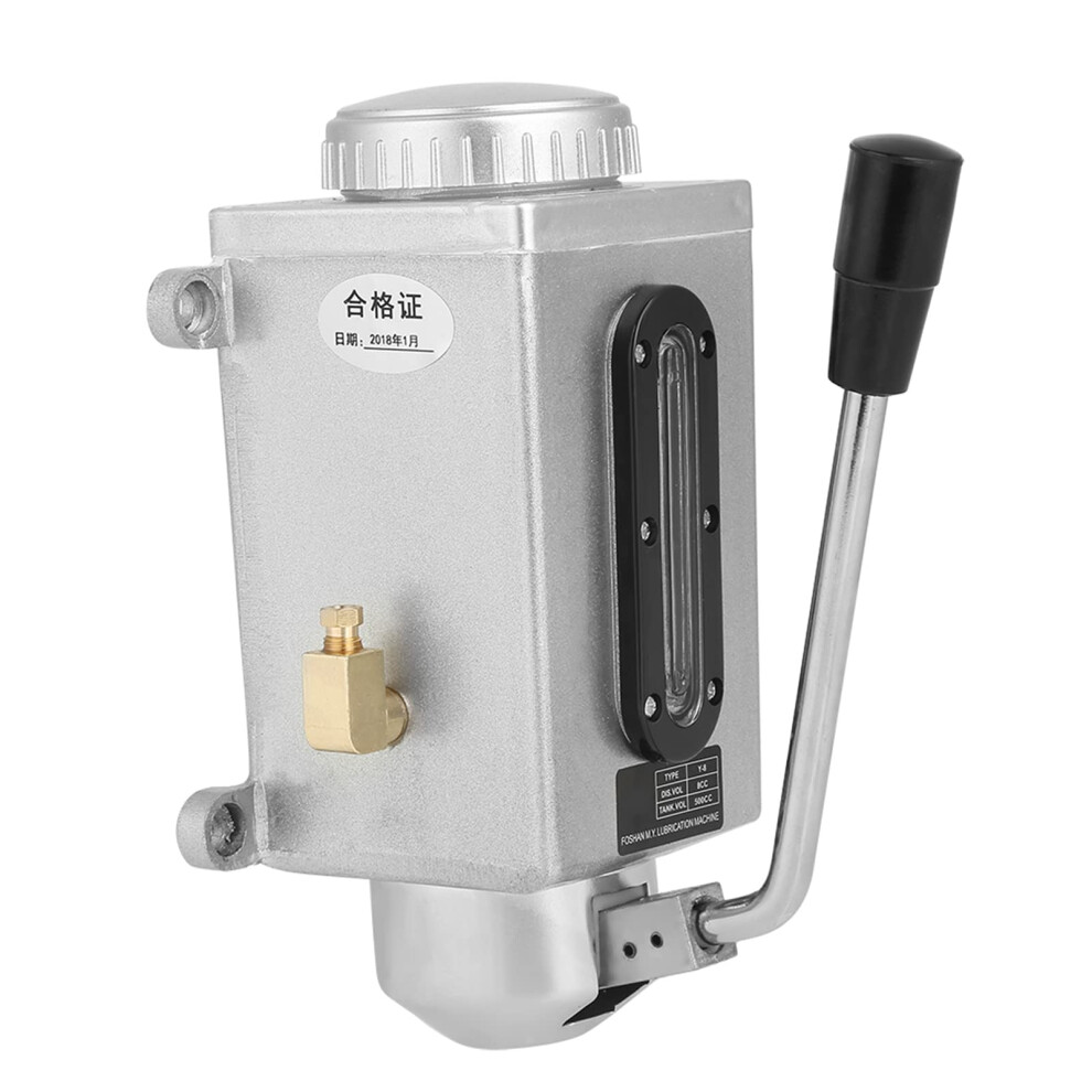 Lubricating Manual Oil Pump 500Cc Cnc 4Mm Double Outlet Port Hand Lubrication Pump For Cnc Machines 9187378518335