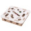 (Quadrate, Camel) Felt Maze Box Interactive Felt Puzzle Box for Indoor Cats for Small Medium Large Cats 1