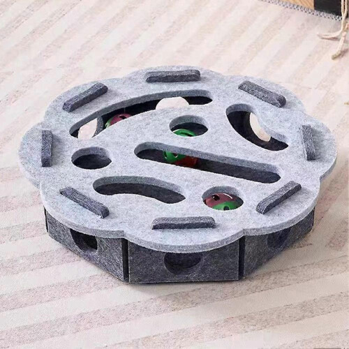 (Flower, Camel) Felt Maze Box Interactive Felt Puzzle Box for Indoor Cats for Small Medium Large Cats 2