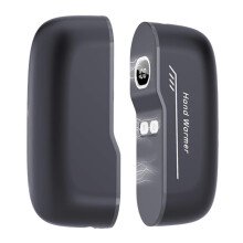 (Black) Magnetic Split Hand Warmer for Two Hands Magnetic 2-in-1 Thoughtful Winter Gift