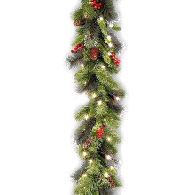(2.7m, F) Christmas Red Berrys Rattan Decoration Stylish DIY Wreath Party Decoration for Living Room Home