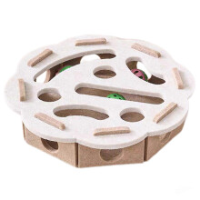 (Flower, Camel) Felt Maze Box Interactive Felt Puzzle Box for Indoor Cats for Small Medium Large Cats
