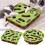 (Flower, Grey) Felt Maze Box Interactive Felt Puzzle Box for Indoor Cats for Small Medium Large Cats 2