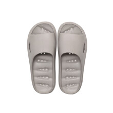 (gray, Women 6-7) HYwys Unisex Non-Slip Slippers Quick-Dry Bathroom Shower Sandals with Thickened Sole for Men and Women