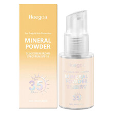 Mineral Sunscreen Powder for Scalp & Hair SPF 35 Broad Spectrum UV Protection for All Hair Types & Colors