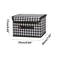 (Multicolor) Clothes Storage Box Cloth Art Storage Box Basket Drawer Type Home Wardrobe Storage Box Foldable Clothes Finishing Box