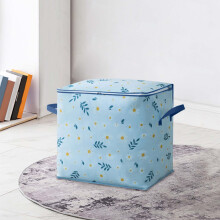 (A) Oversized Clothes Quilts Storage Bag Wardrobe Sorting Storage Box Portable Storage Bag Zipper Cup Storage Bag