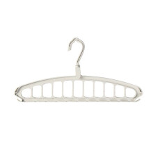 (White) Multifunctional 11-Hole Hanger 11 Hole Multifunctional Clothes Hanger Dormitory Home Use Clothes Hanger Bedroom Wardrobe Storage