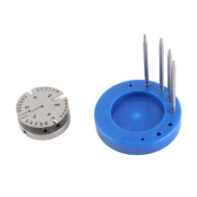 Professional Watch Balance Holder Stand - Alloy & Plastic, Blue/Gray