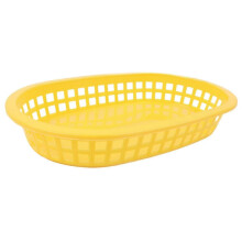 (100 Pcs, Yellow) 100pcs/50pcss Food Basket Oval Shape Dinnerware Plastic French Fries Fast Food Storage Plates For Restaurant