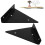 2 Pcs Shelf Bracket Floating Metal Triangle for Shelf Corner Support 4