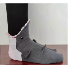 (shark)3D Novelty Cartoon Animal Socks - Christmas Gifts: Cat & Deer Warm Winter Socks for Girls & Women