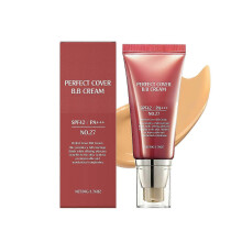 (dark skin)Perfect Cover BB Cream Natural Beige -Light/Medium with Cool/Neutral Undertone SPF 42 PA +++ - Tinted Moisturizer for Face with SPF