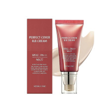(bright skin)Perfect Cover BB Cream Natural Beige -Light/Medium with Cool/Neutral Undertone SPF 42 PA +++ - Tinted Moisturizer for Face with SPF