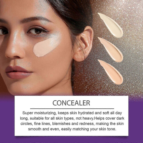 Lightweight Moisturizing Concealer for Flawless, Long-Lasting Coverage 2