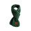 (Green)Children'S Knitted Scarf Neck Protection Solid-Color Leather Label Scarf 1