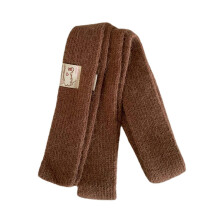 (brown) 1pc Elegant Long Scarf Everyday Chic Scarf Party Date Scarve Delicate Wrap Scarf for Trendy Female Wardrobe